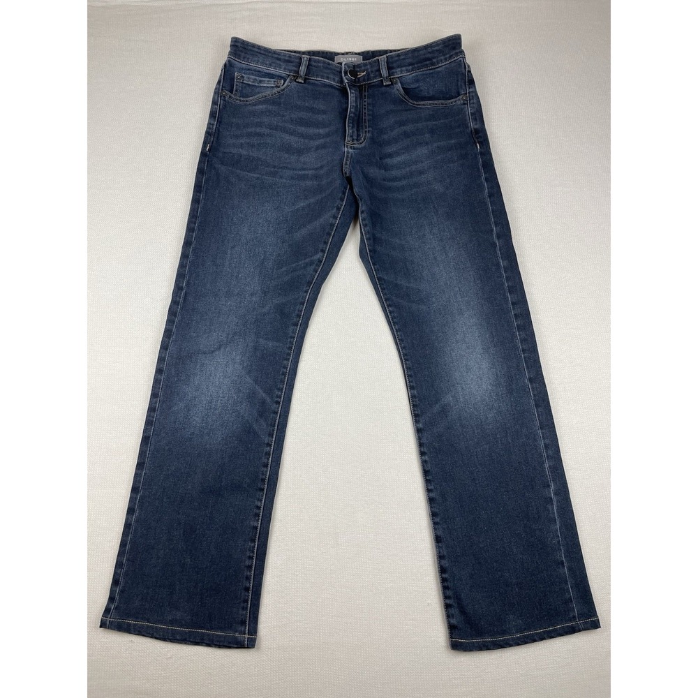 DL1961 Jeans Men's 31x34‎ Avery Modern Straight Leg Dark Wash Preppy Stretch